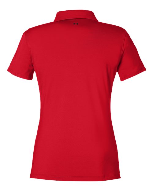 Women's Recycled Polo - Red/ White