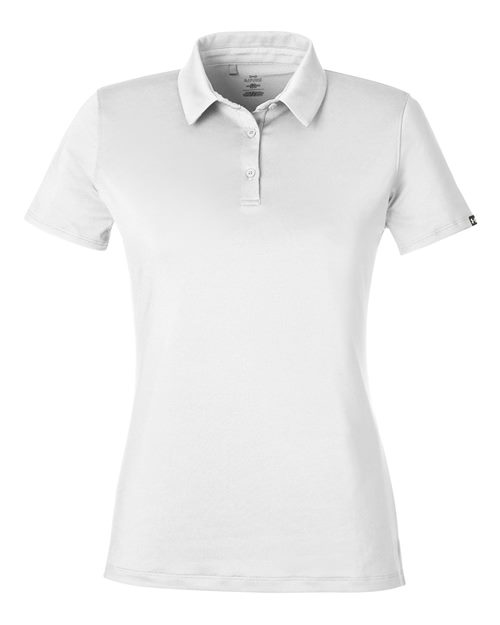 Women's Recycled Polo - White/ White
