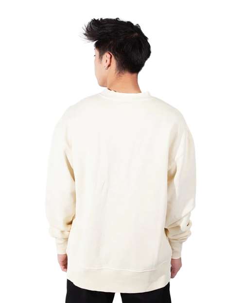 Unisex Los Angeles Garment-Dyed Crewneck Sweatshirt - Cream