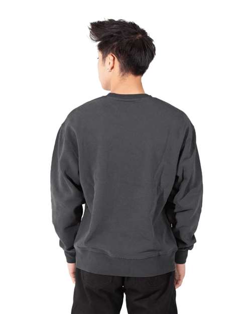 Unisex Los Angeles Garment-Dyed Crewneck Sweatshirt - Shadow