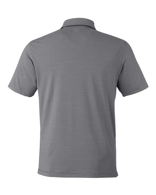 Men's Destin Drive Striped Performance Polo - Black/ White