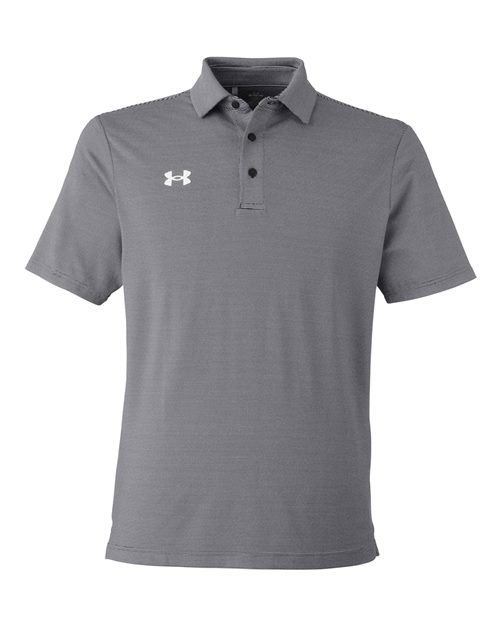 Men's Destin Drive Striped Performance Polo - Black/ White