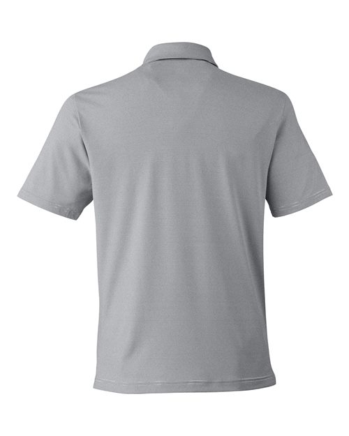 Men's Destin Drive Striped Performance Polo - Mod Grey/ White