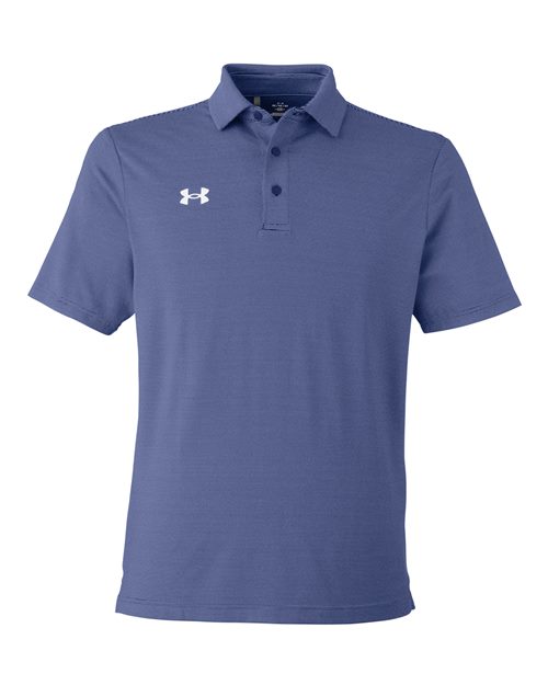 Men's Destin Drive Striped Performance Polo - Royal/ White