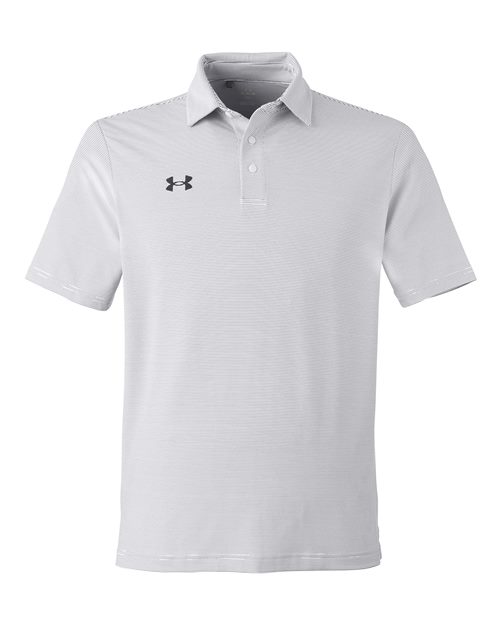 Men's Destin Drive Striped Performance Polo - White/ Black