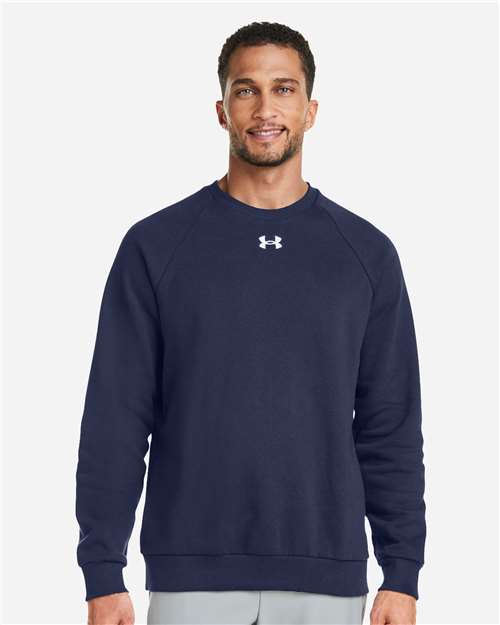 Men's Rival Fleece Crewneck Sweatshirt - Midnight Navy/ White