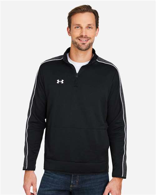 Men's Command 2.0 Quarter-Zip Pullover - Black/ White