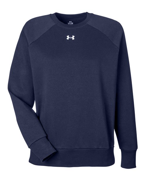 Women's Rival Fleece Crewneck Sweatshirt - Midnight Navy/ White
