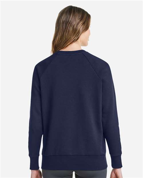 Women's Rival Fleece Crewneck Sweatshirt - Midnight Navy/ White