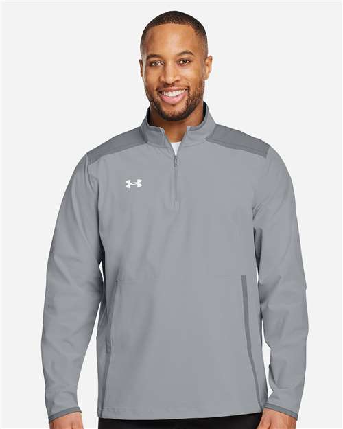 Men's Motivate 3.0 Quarter-Zip Pullover - Mod Grey/ White