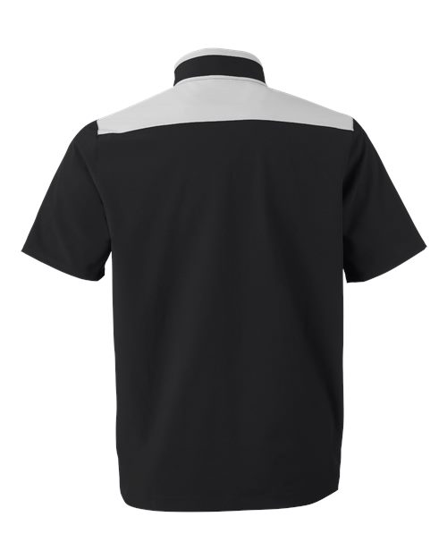 Men's Motivate 3.0 Short Sleeve Half-Zip - Black/ Mod Grey/ White