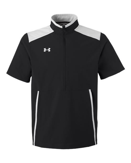 Men's Motivate 3.0 Short Sleeve Half-Zip - Black/ Mod Grey/ White