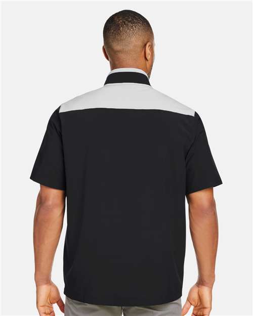 Men's Motivate 3.0 Short Sleeve Half-Zip - Black/ Mod Grey/ White