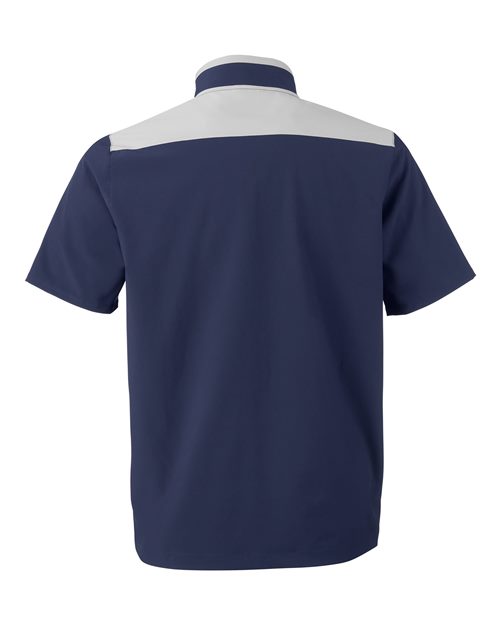Men's Motivate 3.0 Short Sleeve Half-Zip - Midnight Navy/ White