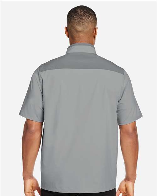 Men's Motivate 3.0 Short Sleeve Half-Zip - Mod Grey/ White