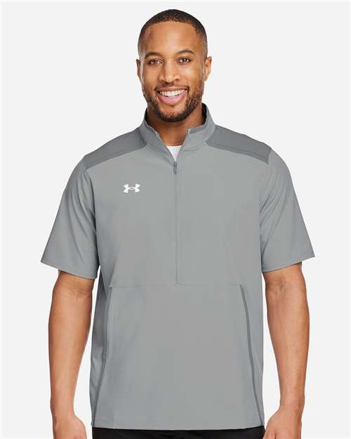 Men's Motivate 3.0 Short Sleeve Half-Zip - Mod Grey/ White