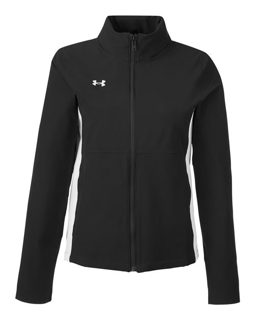 Women's Rival Stretch Jacket - Black/ White/ White