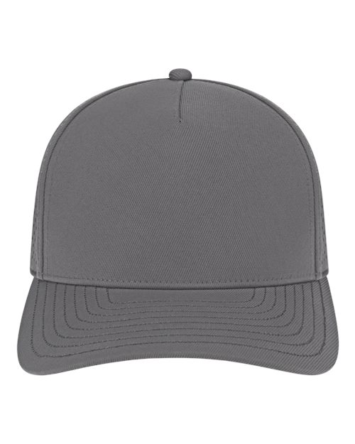 Premium Water-Resistant Perforated Cap - Charcoal