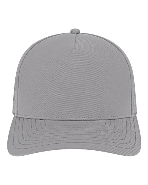 Premium Water-Resistant Perforated Cap - Silver