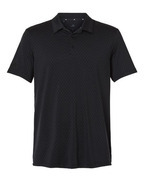 Men's 4-Way Stretch Printed Polo - Carbon