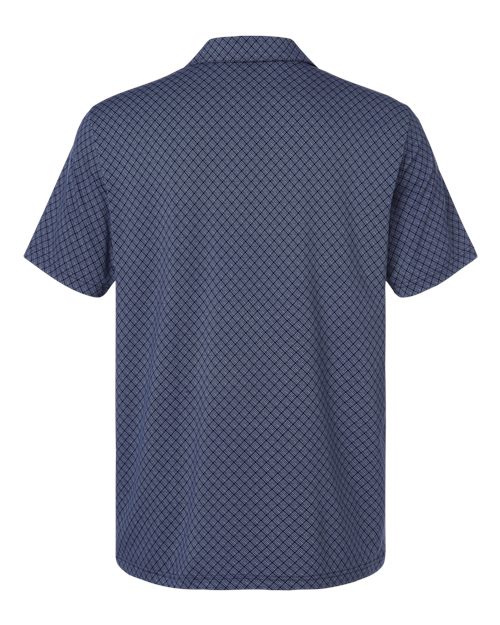 Men's 4-Way Stretch Printed Polo - Collegiate Navy