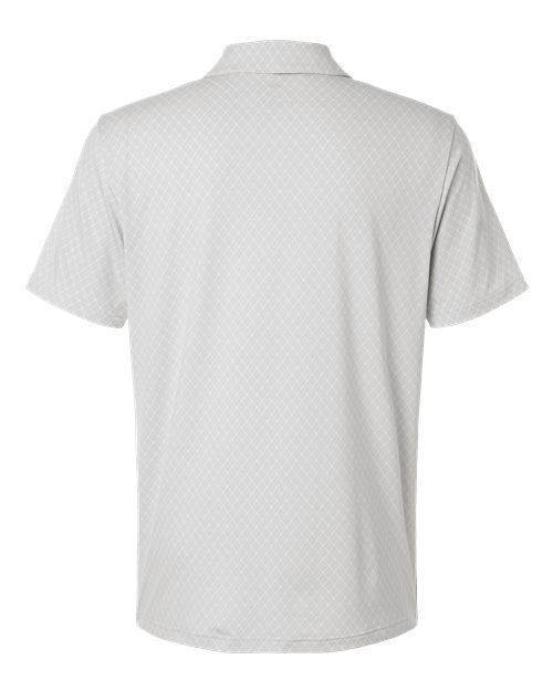 Men's 4-Way Stretch Printed Polo - White