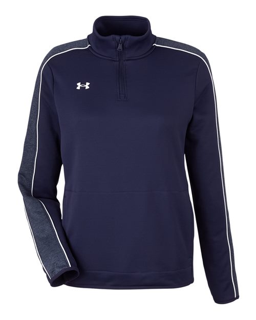 Women's Command 2.0 Quarter-Zip Pullover - Midnight Navy/ White