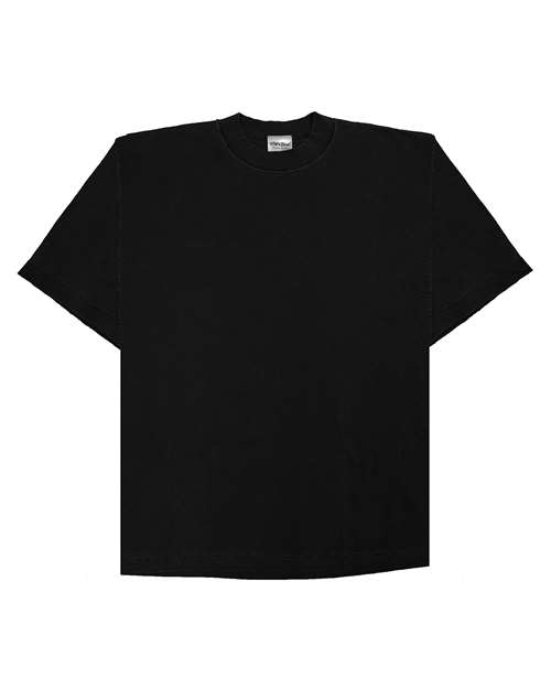 Unisex Garment-Dyed Reverse T-Shirt - Black
