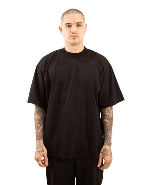 Unisex Garment-Dyed Reverse T-Shirt - Black