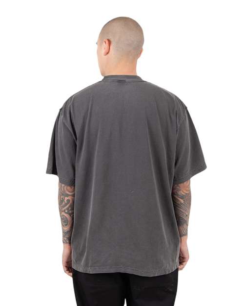 Unisex Garment-Dyed Reverse T-Shirt - Shadow
