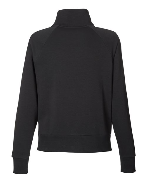 Women's Rival Fleece Half-Zip Pullover - Black/ White