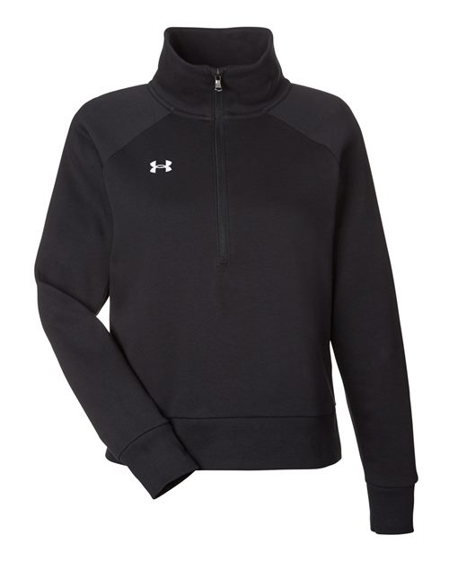 Women's Rival Fleece Half-Zip Pullover - Black/ White