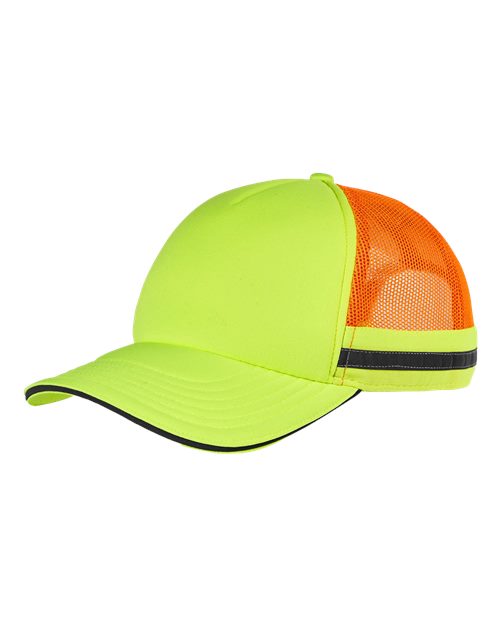 Safety Trucker Cap - Neon Yellow/ Neon Orange