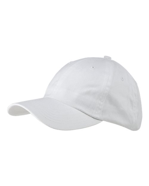 Classic Brushed Twill Cap - White