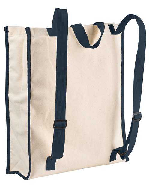 Conference Hauler Duffel - Natural/ Navy
