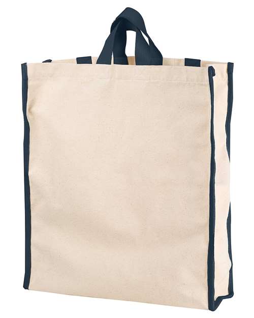 Conference Hauler Duffel - Natural/ Navy