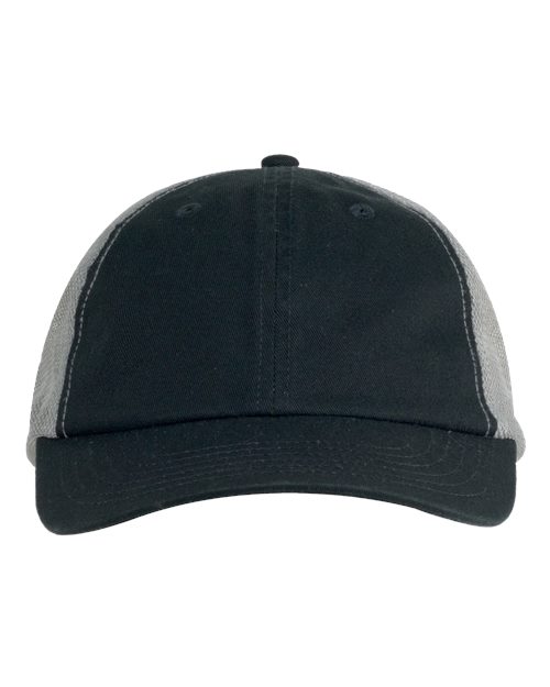 Washed Trucker Cap - Black/ Grey