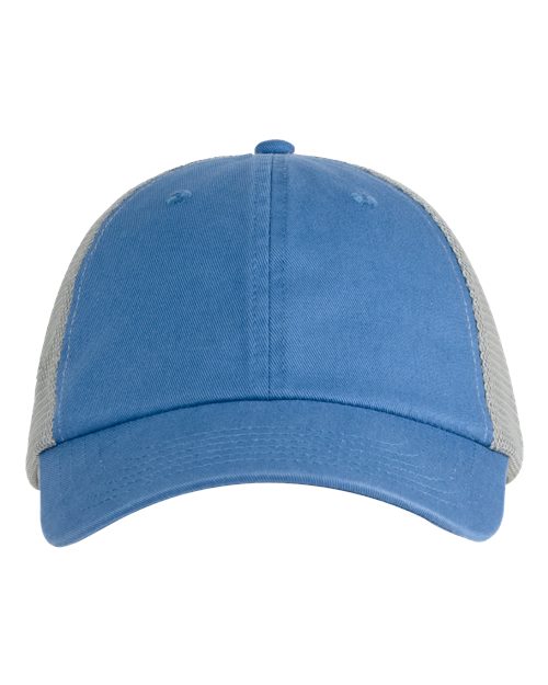 Washed Trucker Cap - Blue/ Grey