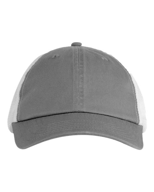 Washed Trucker Cap - Iron/ White