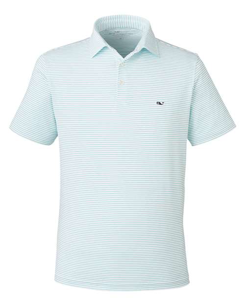 Men's Bradley Stripe Sankaty Polo - Andros Blue Tejeda