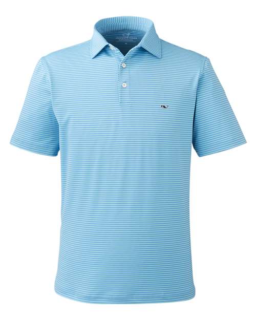 Men's Bradley Stripe Sankaty Polo - Andros Blue
