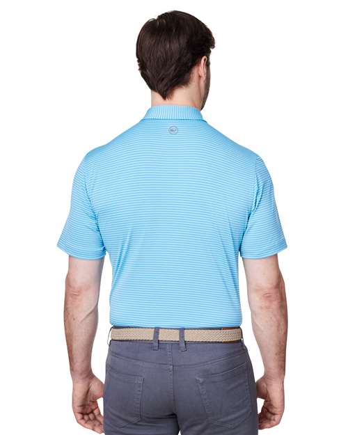 Men's Bradley Stripe Sankaty Polo - Andros Blue