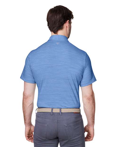 Men's Bradley Stripe Sankaty Polo - Maui Blue