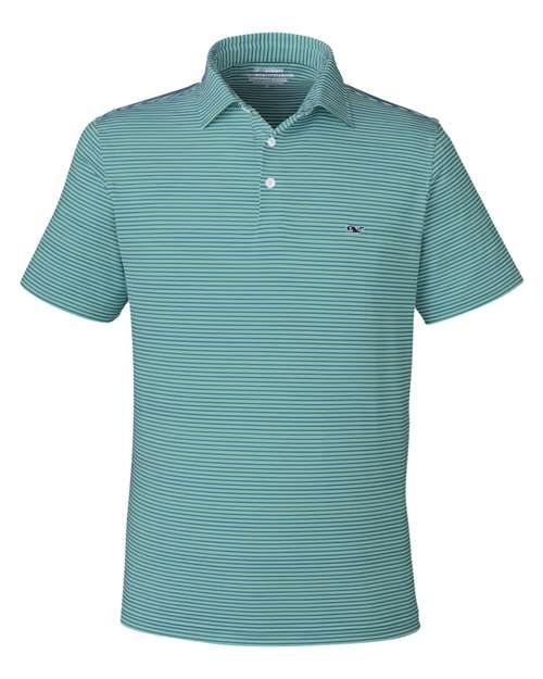 Men's Bradley Stripe Sankaty Polo - Sea Clay Green