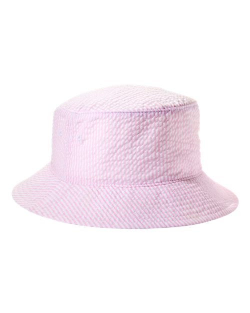 Crusher Bucket Hat - Pink Seersucker