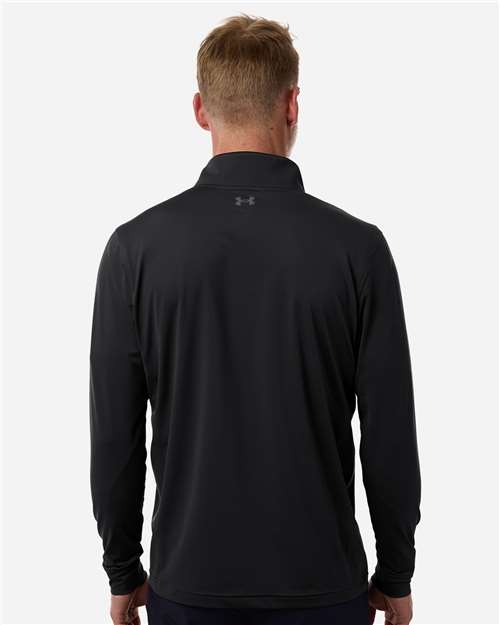 Men's Drive Quarter-Zip Pullover - Black/ Castlerock