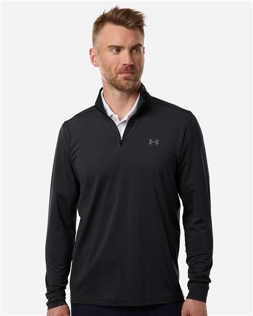 Men's Drive Quarter-Zip Pullover - Black/ Castlerock