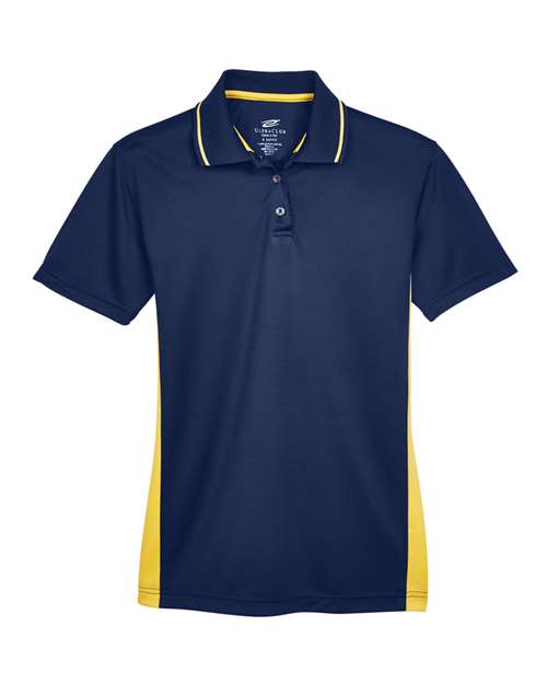 Women's Cool & Dry Sport Two-Tone Polo - Navy/ Gold