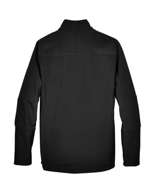 Men's Three Layer Fleece Bonded Shell Technical Jacket - Black