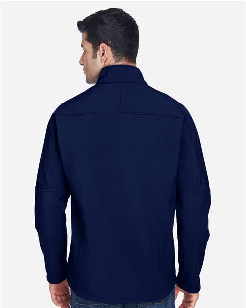 Men's Three Layer Fleece Bonded Shell Technical Jacket - Classic Navy